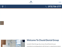 Tablet Screenshot of chusiddentalgroup.com